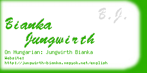 bianka jungwirth business card